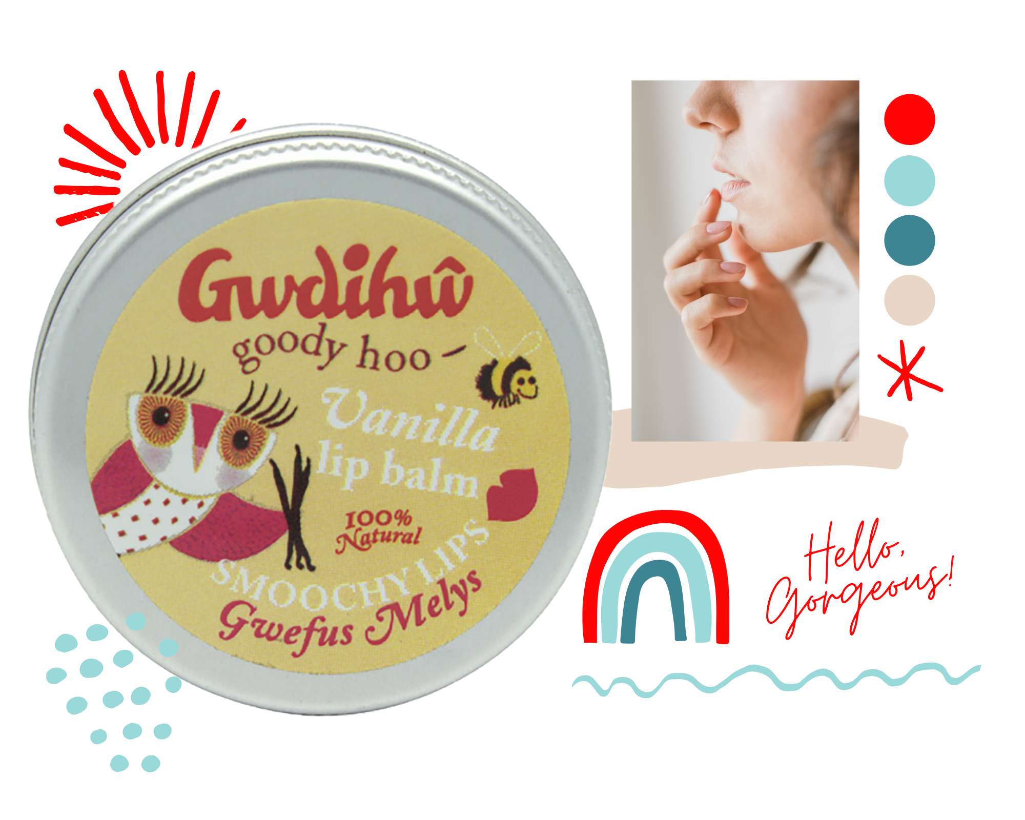 Gwdihw Smoochy Lips Balm