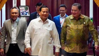 Airlangga Bongkar Isi Pertemuan Prabowo dengan Para Ketum Parpol KIM
