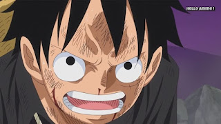 ワンピースアニメ WCI編 861話 ルフィVSカタクリ | ONE PIECE ホールケーキアイランド編