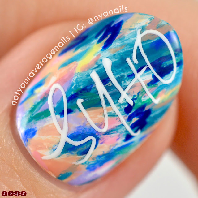 SUHO Self Portrait Nails