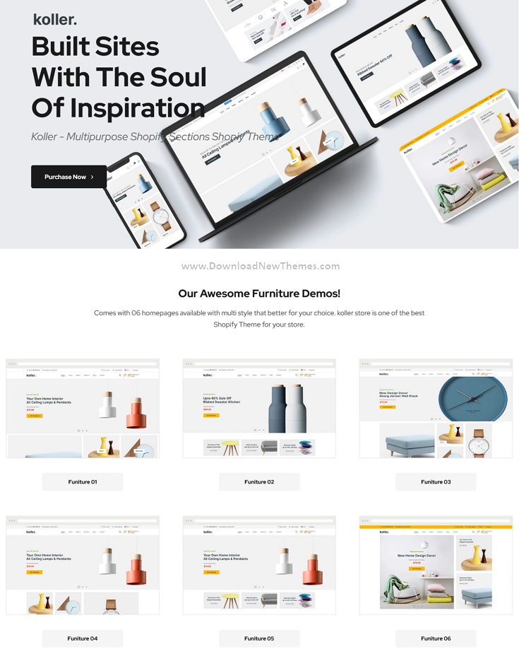 Koller - Multipurpose Shopify Sections Theme