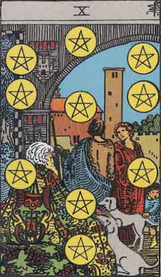 Ten of Pentacles reading, meaning