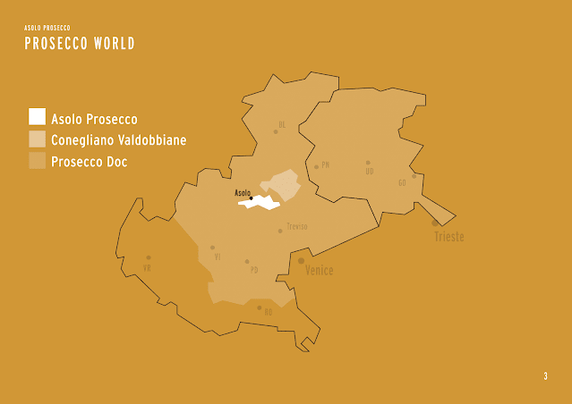 Prosecco wine appellations