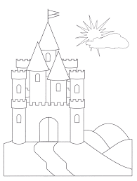 Best princess castle coloring pages