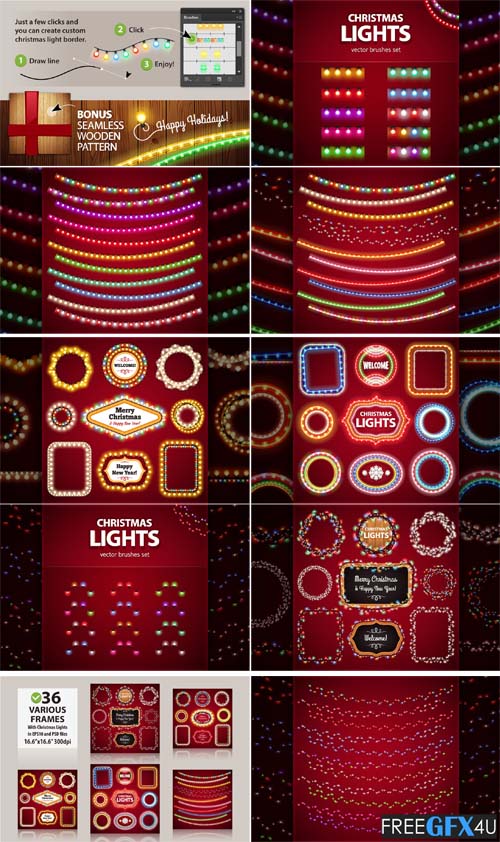 Christmas Lights Decorations Pack