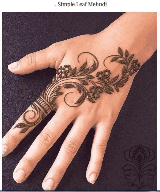 Ladies Mehndi Design: 20+ Best Arabic Mehndi Designs For Ladies