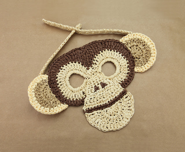 pattern mask monkey to crochet