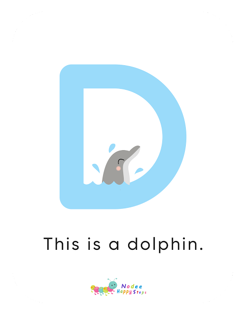 Letter D story for Kids - The Dolphin