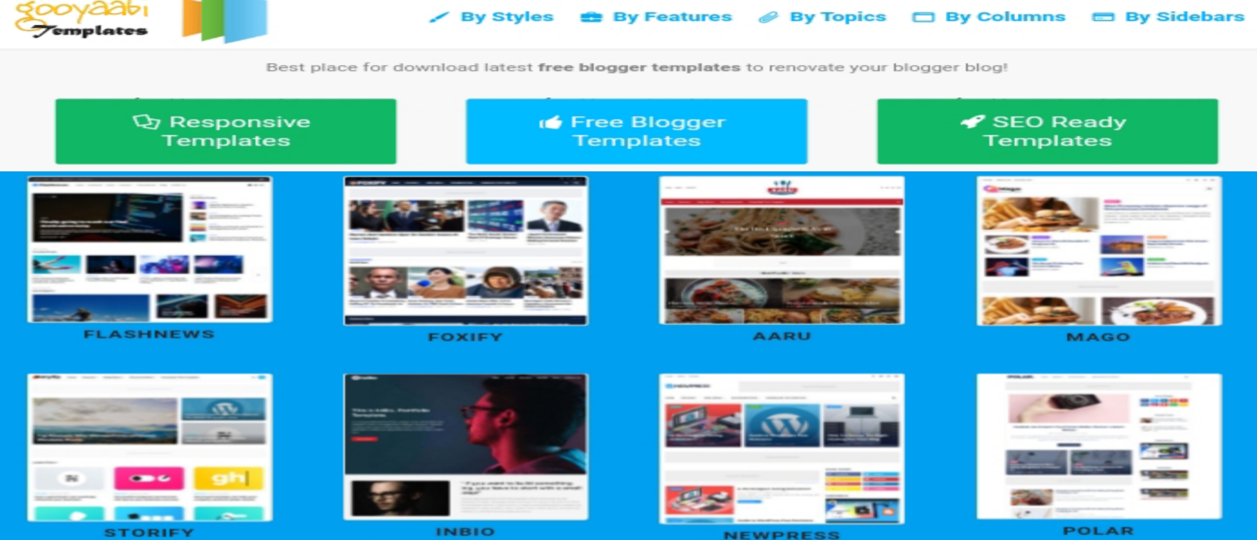 6 penyedia template blogger download gratis