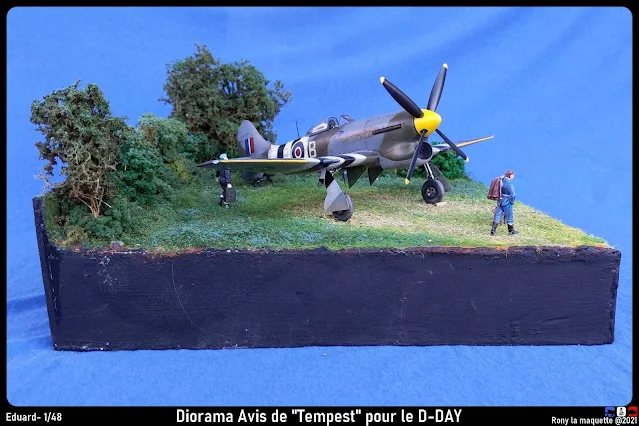 Diorama Tempest Mk.V Eduard