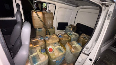 Polresta Banda Aceh Grebek Gudang Timbunan Minyak 4,2 Ton