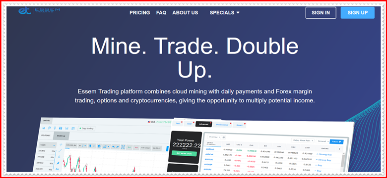 Мошеннический проект essemtrading.com – Отзывы, развод, мошенники! Компания Essem Trading