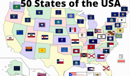 50 States of the USA