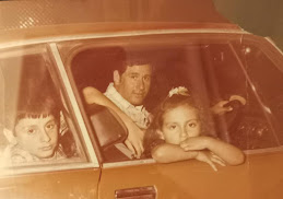 Con Lello (12 anni ) e Sonia (4 anni) nel 1976