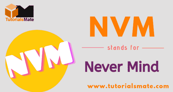 NVM Full Form