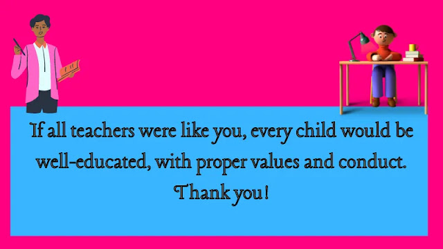 Thank You Quotes For Teachers From Parents