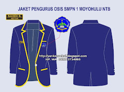 JAKET ALMET PENGURUS OSIS SMPN 1 MOYOHULU NTB