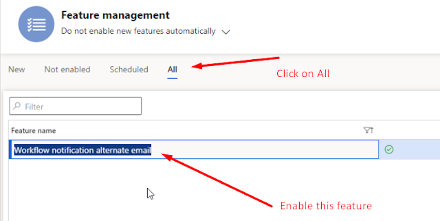 Alternate Email Address for Workflow Notifications for Users in D365 FO