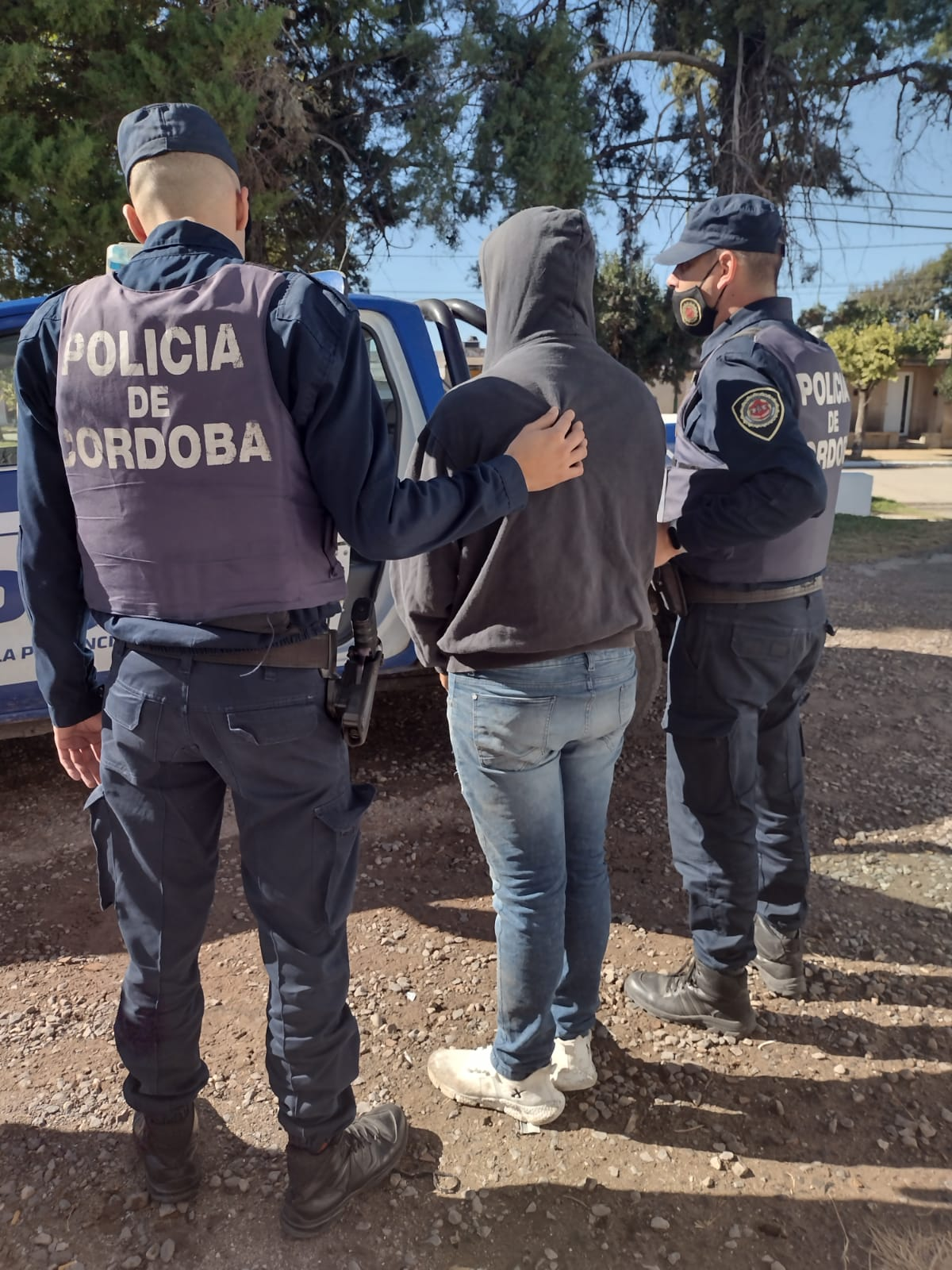 Un joven montemaicino fue detenido por golpear a un policía