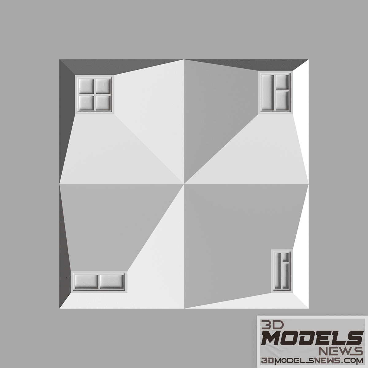 3D panel model megapolis 1