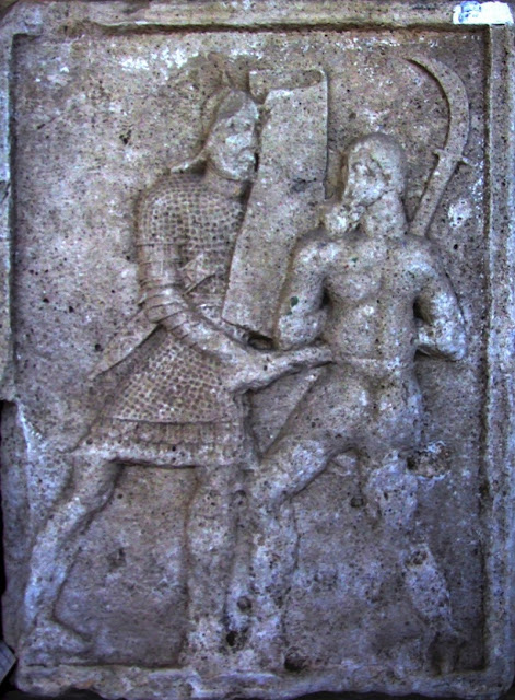 Рельеф с Трофея Траяна из Адамиклисси, поставленного в ознаменование победы над даками.