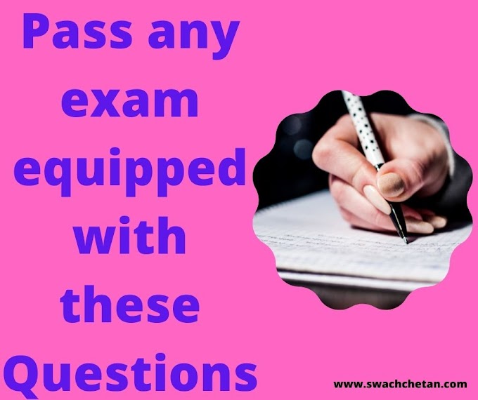 Pass any examination equipped with these Questions