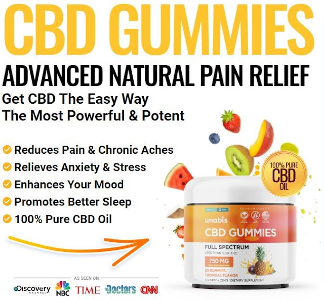 unabis CBD Gummies: 100% Natural CBD For Relief Pain & Improve Your Daily Health