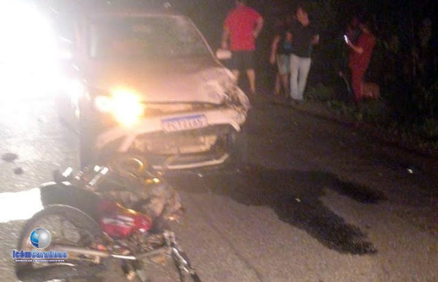 Acidente entre carro e moto deixa uma vítima fatal na RN-117, entre Governador e Mossoró