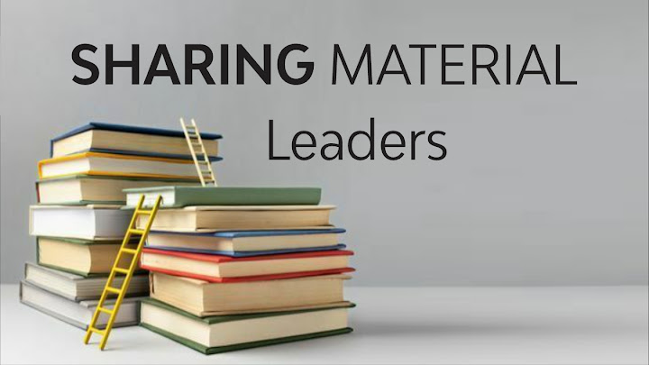 Sharing Material Leaders