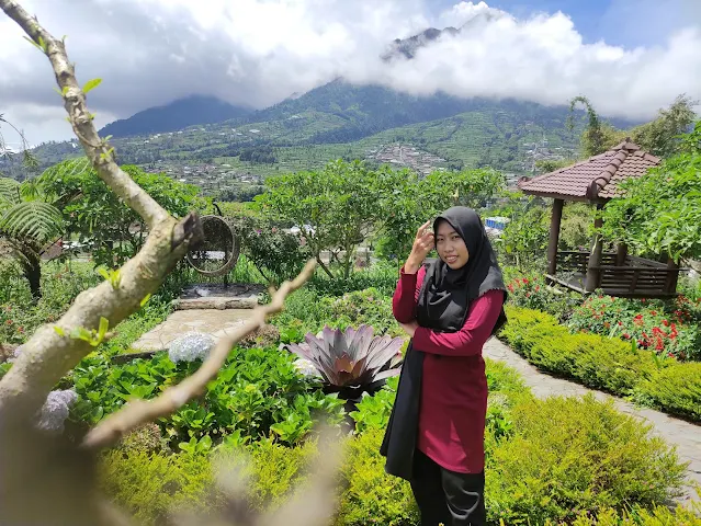 foto gunung merapi di merapi garden