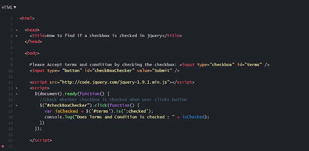 How to check if Checkbox is checked in JQuery - JavaScript Tips