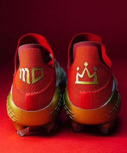 حذاء محمد صلاح التاريخي من أديداس   Mohamed Salah's historical shoes from adidas design