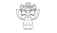 lol cute dog coloring page