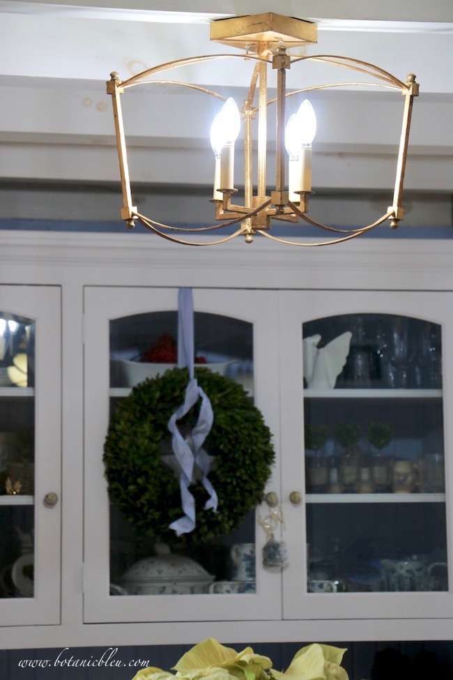 Low ceiling French Country style light fixtures can be found by searching for semi-flush ceiling lights.
