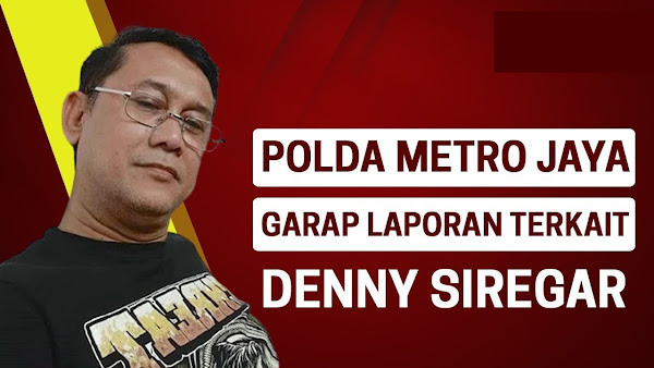 merespons kabar Polda Metro Jaya yang saat ini tengah mempelajari laporan dugaan ujaran k Kuasa Hukum HRS Doakan Polisi Segera Ciduk Denny Siregar