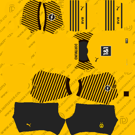 Borussia Dortmund Kits 21 22 Puma Dream League Soccer Kits 22
