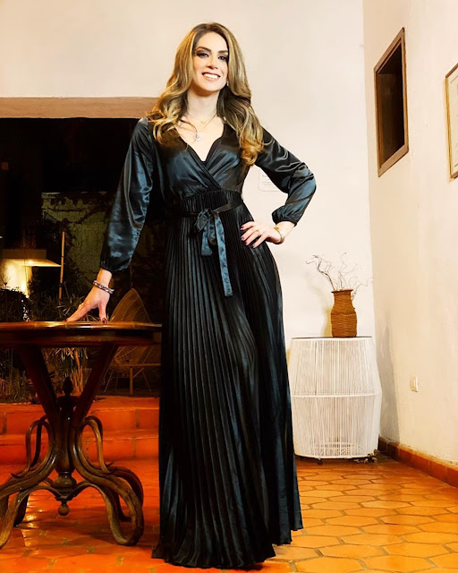 Tony Miranda – Most Beautiful Transgender Women in a Black Floor Length Gowns