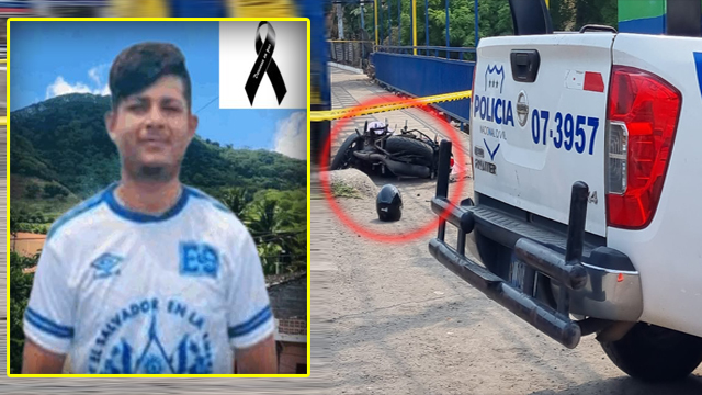 El Salvador: Él era Roger Moreno, joven motociclista falleció tras estrellarse contra pasarela en La Unión
