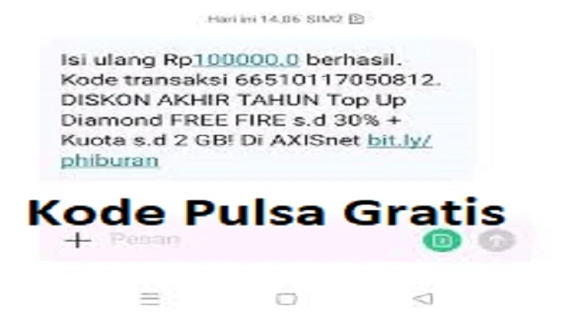 Kode Pulsa Gratis