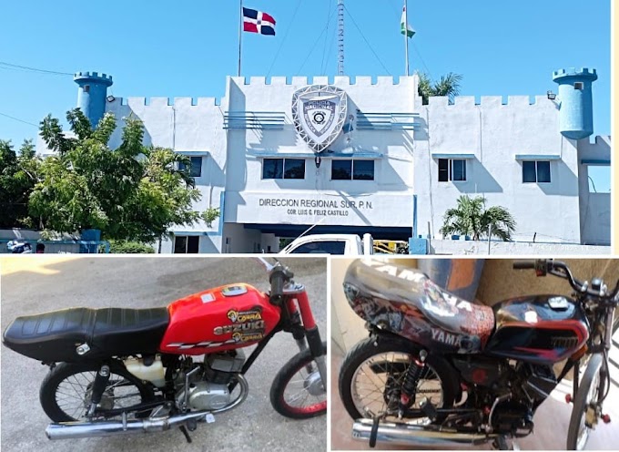 Policía recupera dos motocicletas sustraídas y  apresa individuo por robo de reses en Barahona.