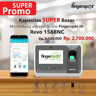 Promo Mesin Fingerprint Fingerspot Desember 2021