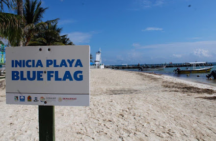 Va Puerto Morelos por segunda playa “Blue Flag”