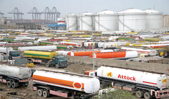 Oil Tankers Owners Association's announcement to stop supply of petrol and diesel