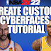 NBA 2K22 How to Create Custom Cyberfaces - Tutorial BY monkeymanjsv and ZMC