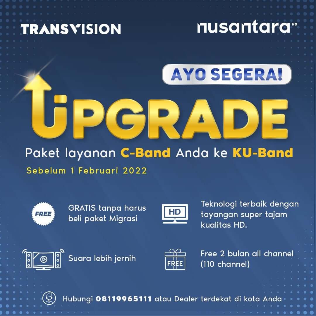 Transvision Nusantara HD, Resmi Berhenti Bersiaran di Satelit Telkom 4 C-Band