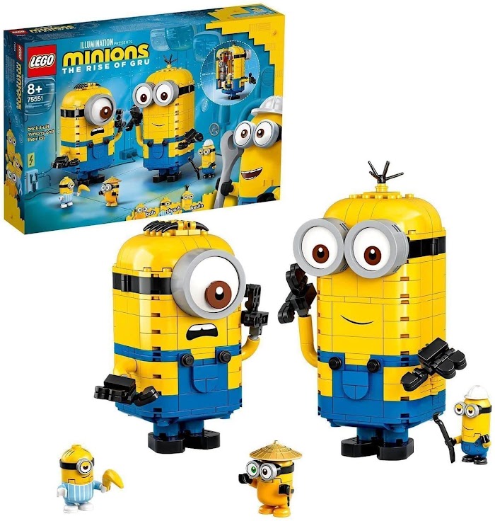LEGO 75551 Minions Brick-Built Minions & Their Lair Set