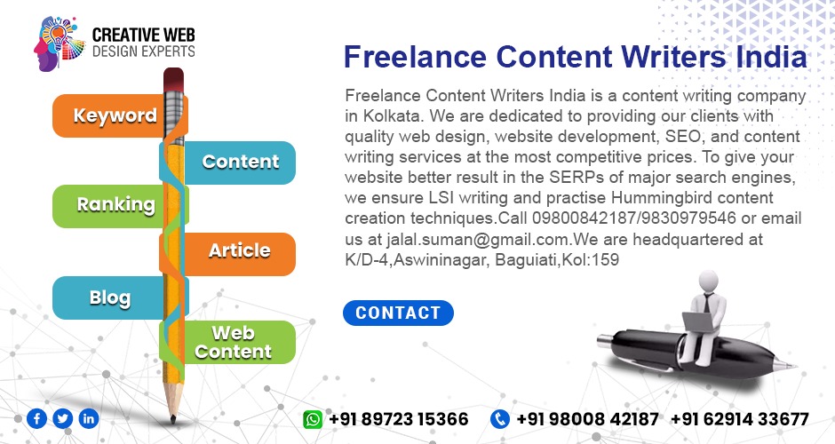 Freelance Content Writers India