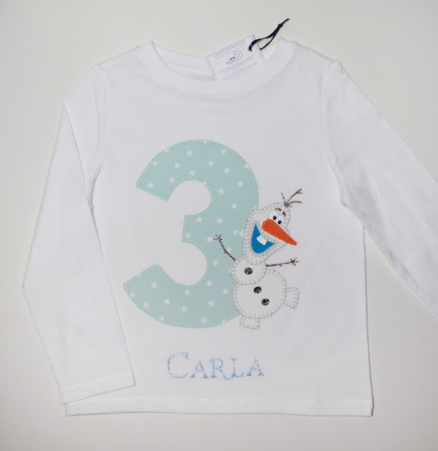 camiseta cumpleaños Olaf Frozen