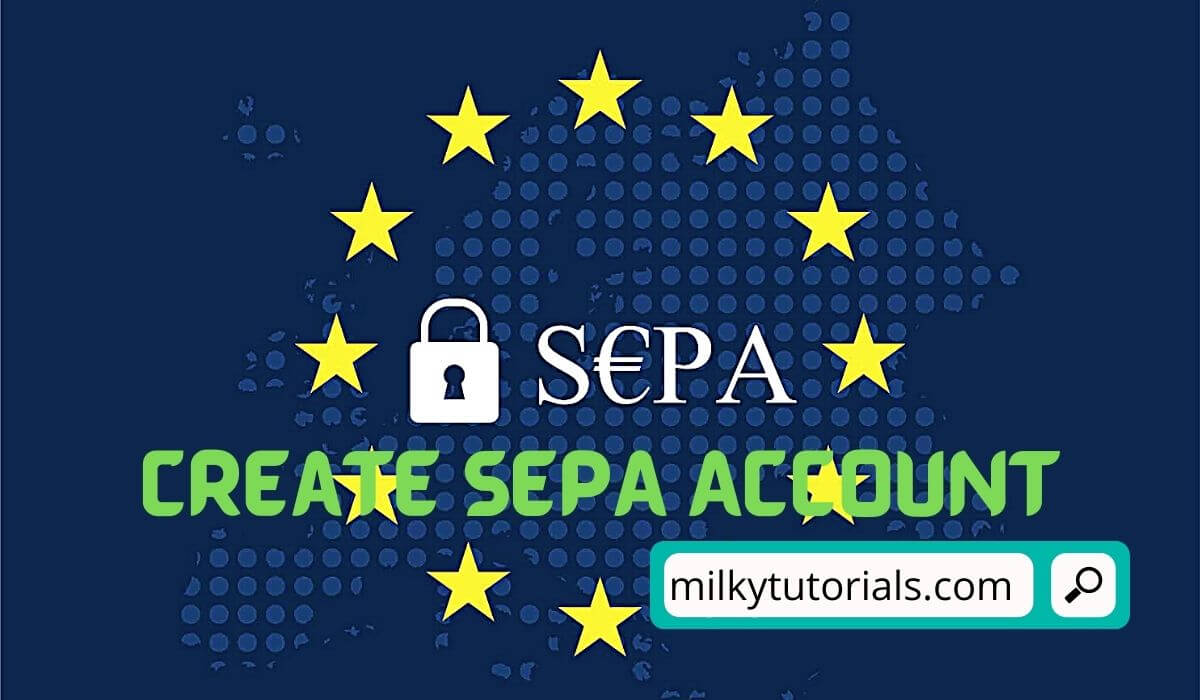 Create a SEPA bank account online