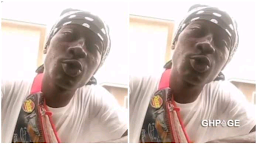 Sad video of Ghana Tupac begging for 2 cedis to buy food on the streets pops up
